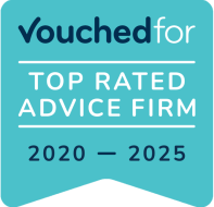 VouchedFor top rated advice firm 2020-2025